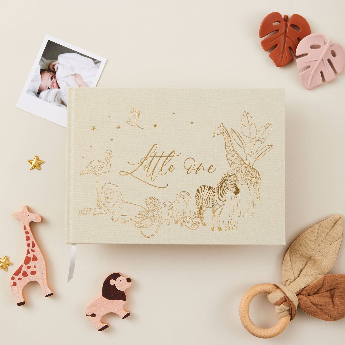 Baby Memory Book - Safari