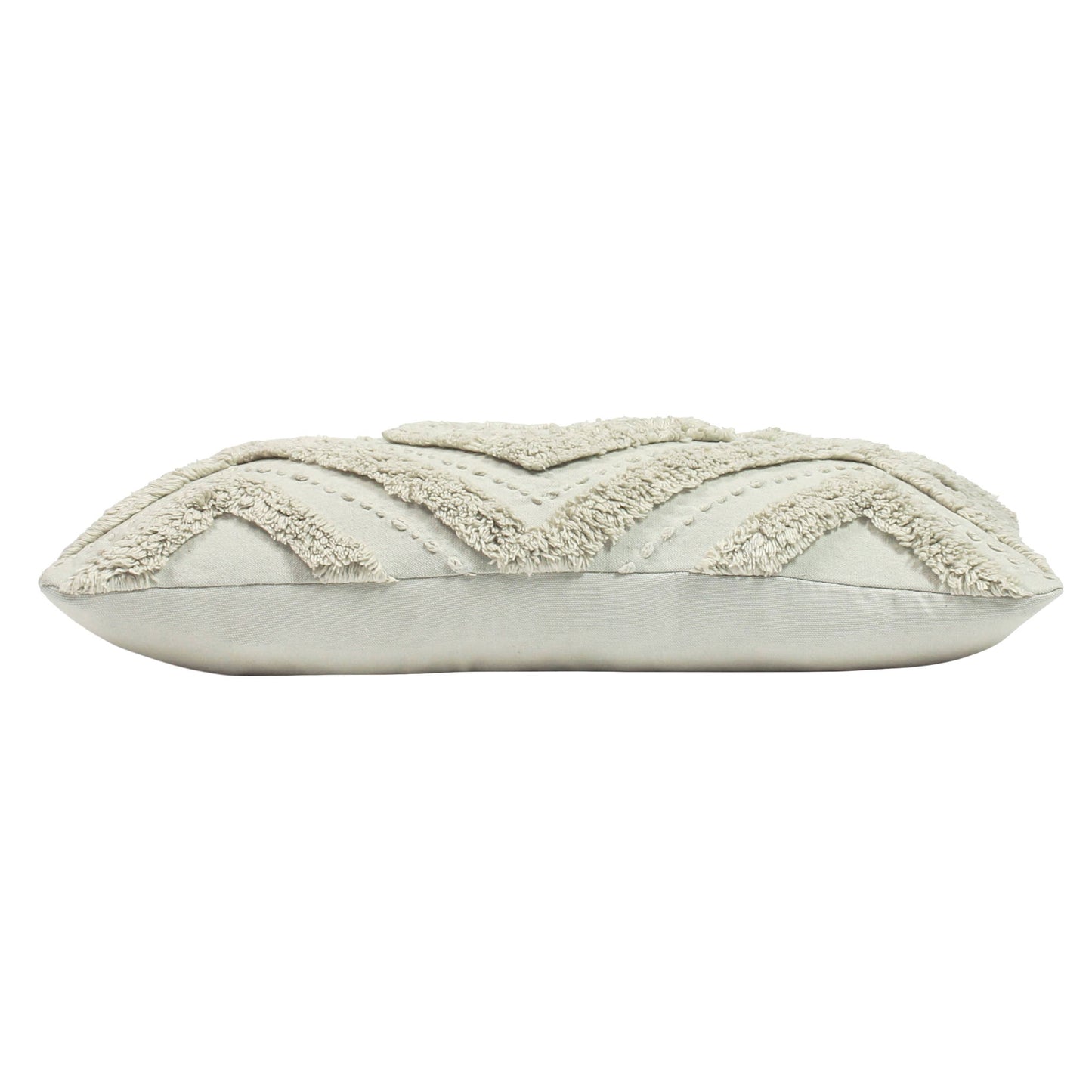 Taupe Tufted Cushion Small