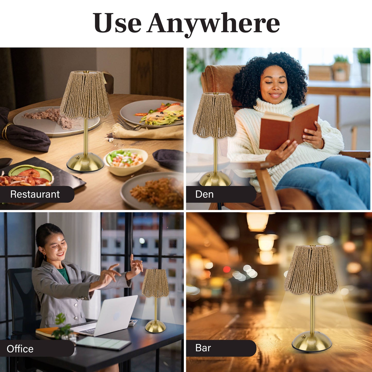 Rechargeable Woven String Lamp