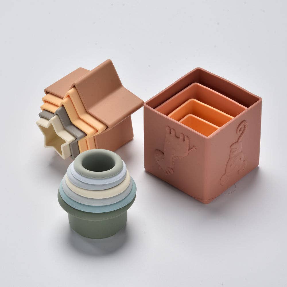 Safari Stacking Cubes