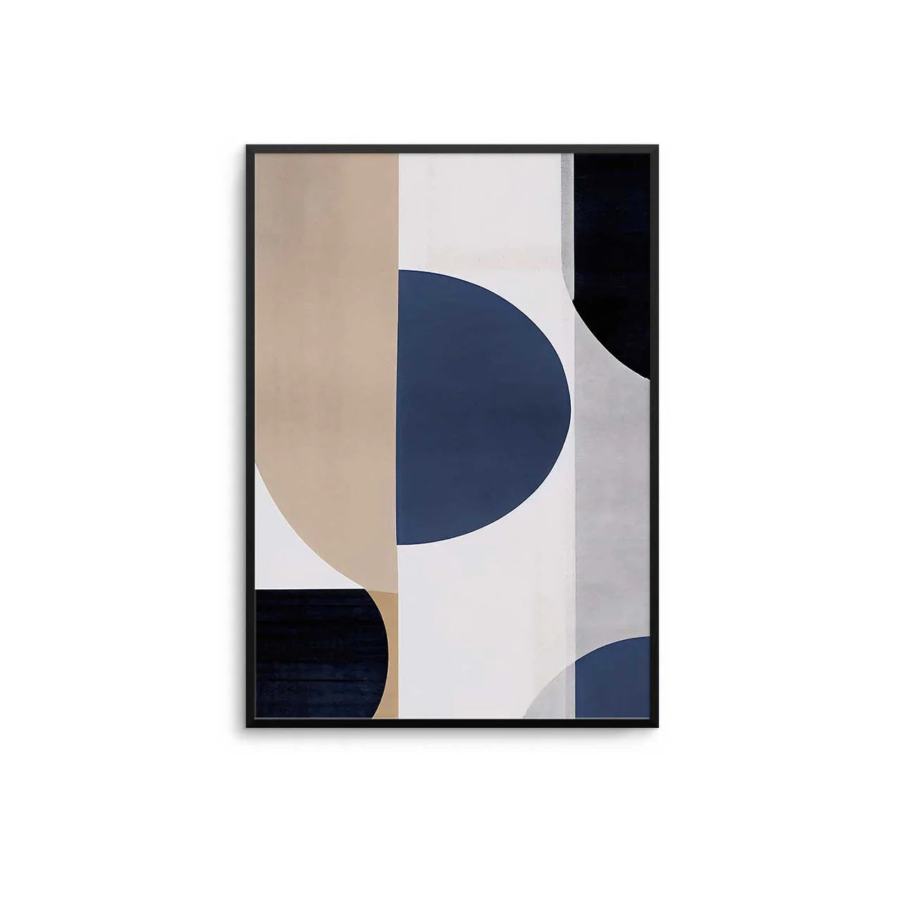 A2 Light Oak Frame Abstract Print