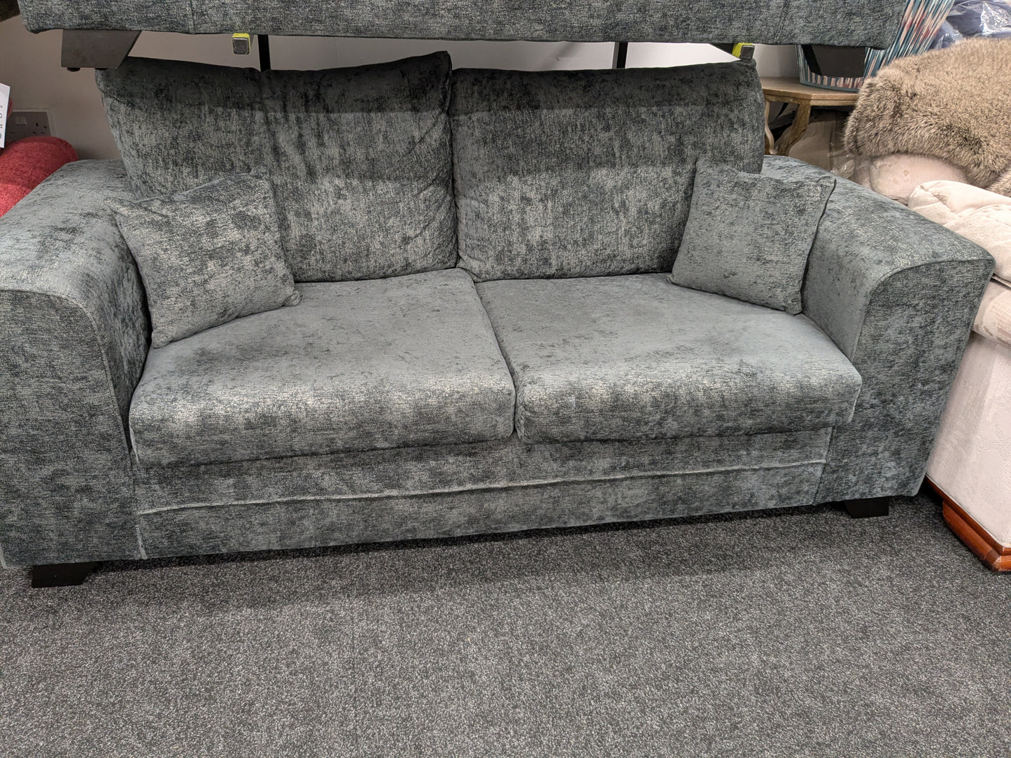 3 Seater Grey Sofa