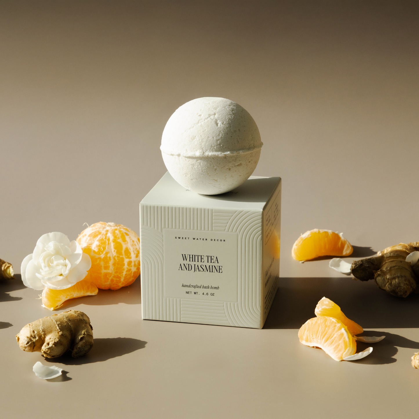 White Tea and Jasmine Bath Bomb