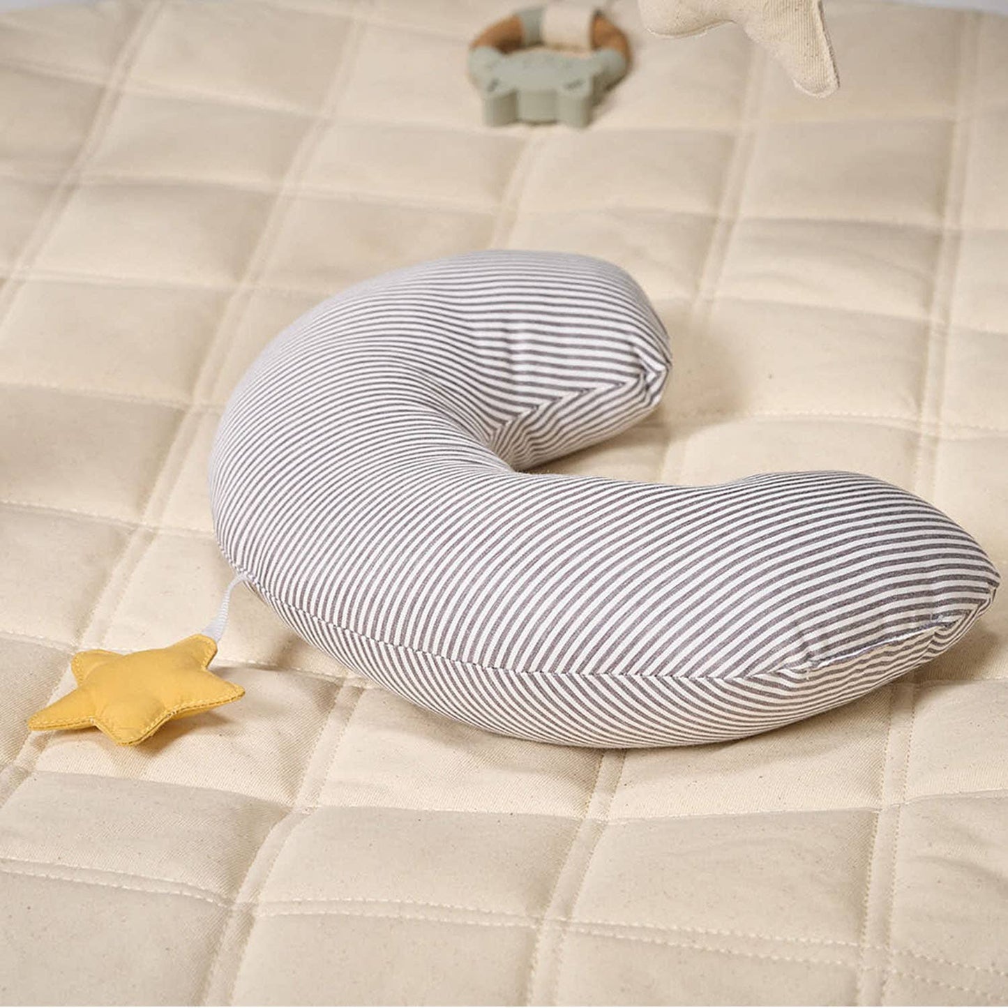 Baby Play Mat & Gym with Tummy Time Cushion