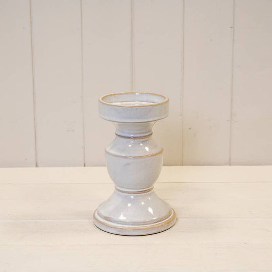 Small Natural Ceramic Candle Holder