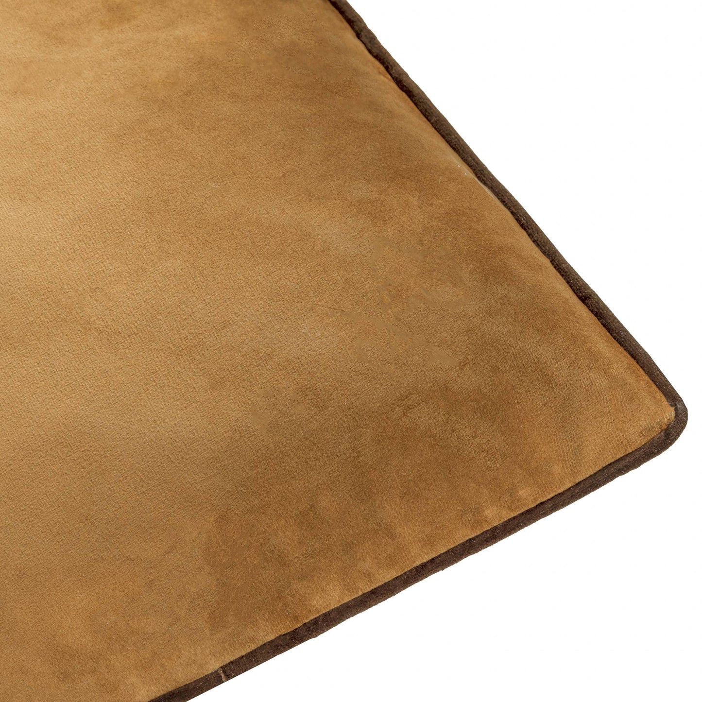 Caramel & Chocolate Velvet Cushion