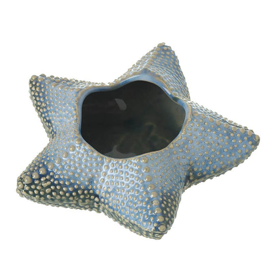 Porcelain Blue Starfish Tealight Holder