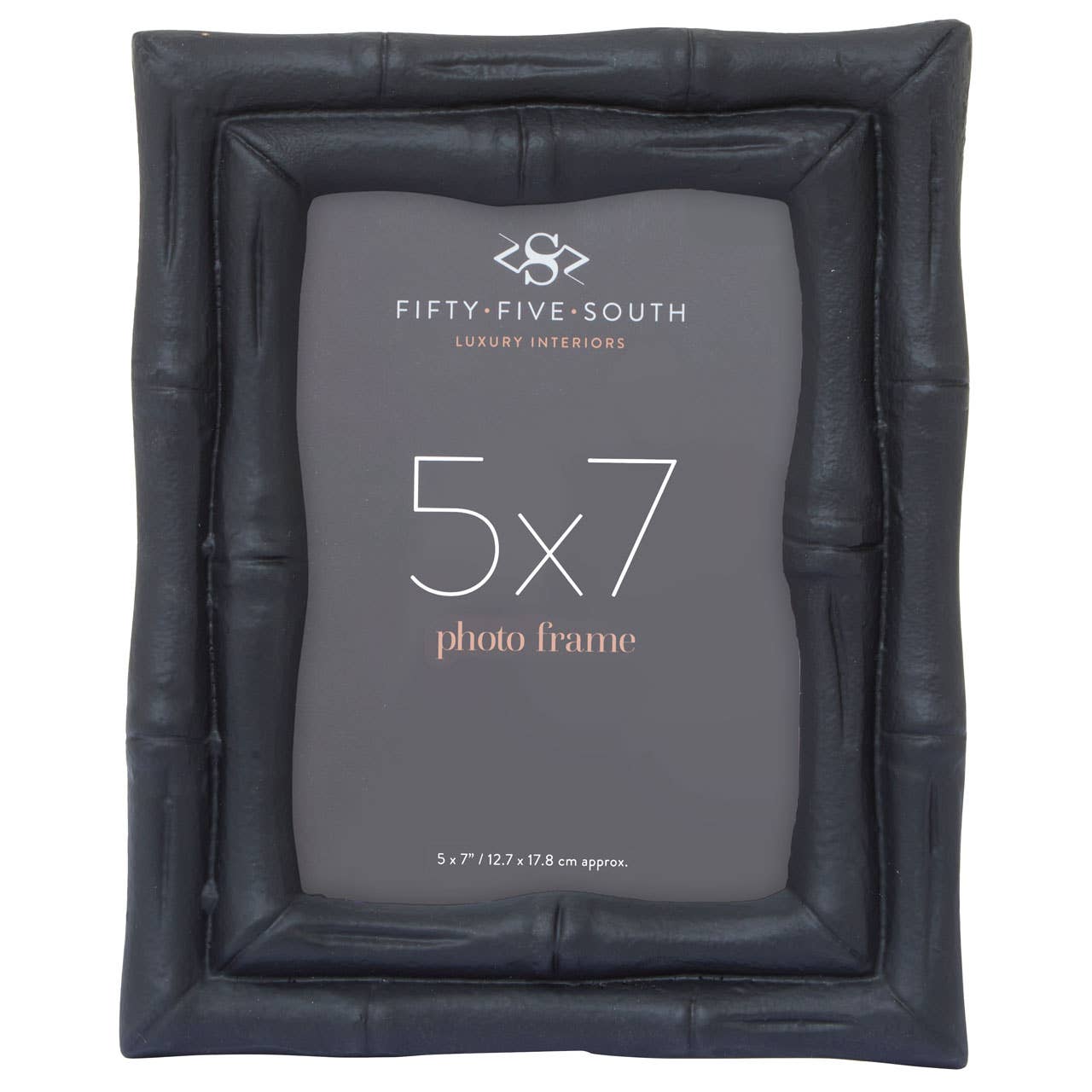 Black Finish Bamboo Photo Frame