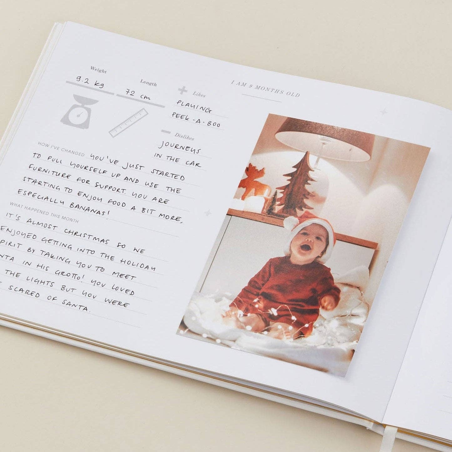 Baby Memory Book - Safari