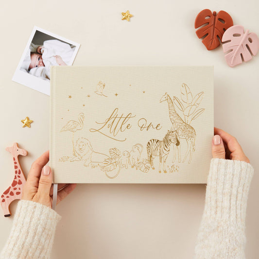 Baby Memory Book - Safari