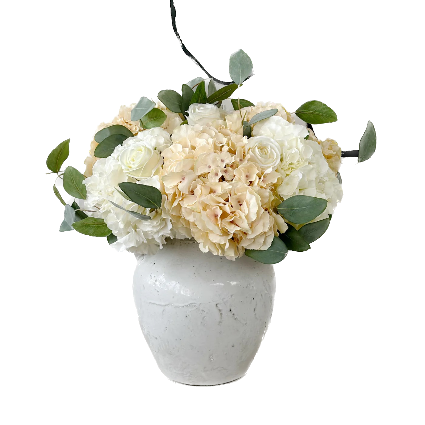 Artificial Caramel Hydrangea Large