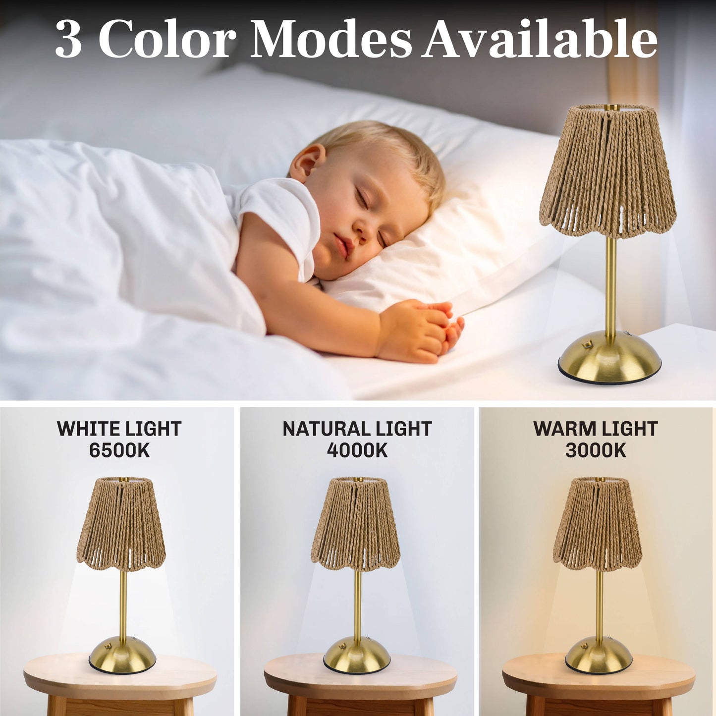 Rechargeable Woven String Lamp