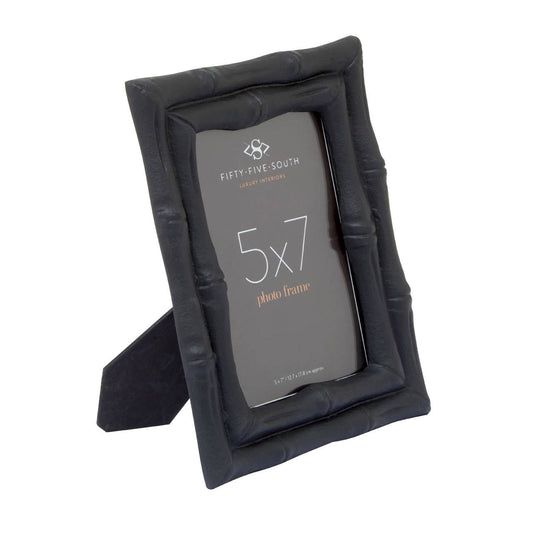 Black Finish Bamboo Photo Frame