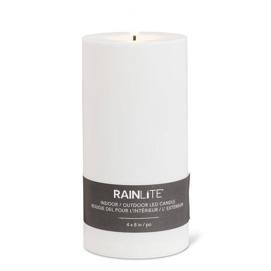 Large White Outdoor LED Candle