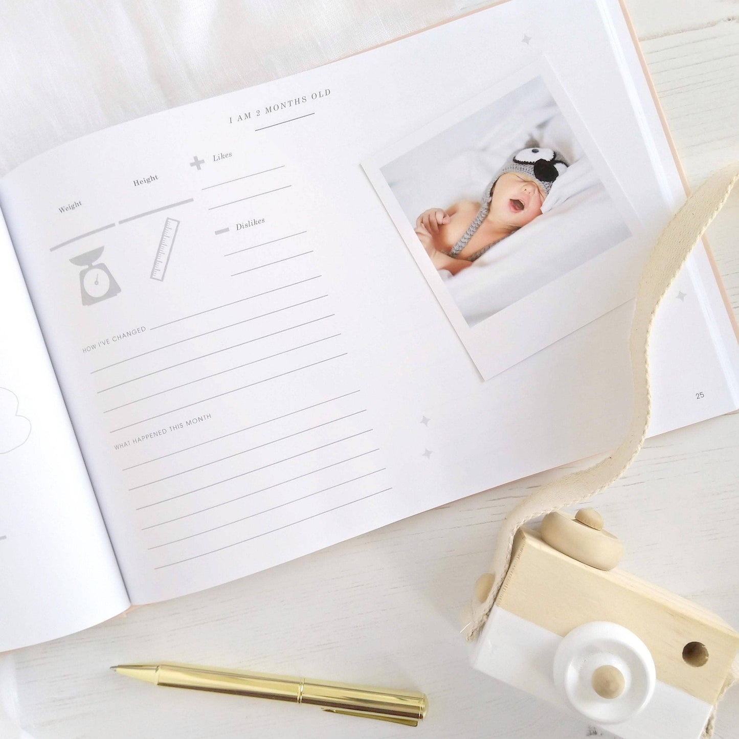 Baby Memory Book - Safari