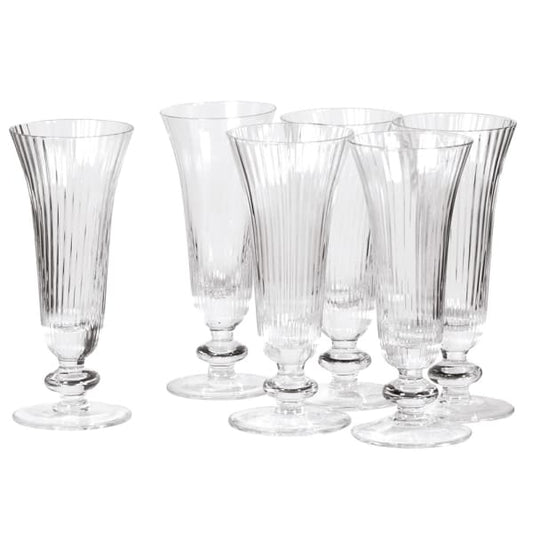 Ribbed Champagne Flute
