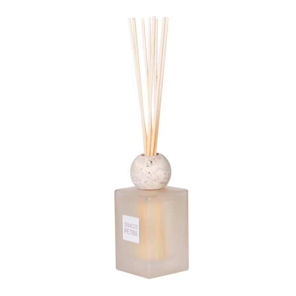 Mini Petra Reed Diffuser with Travertine Ball Top