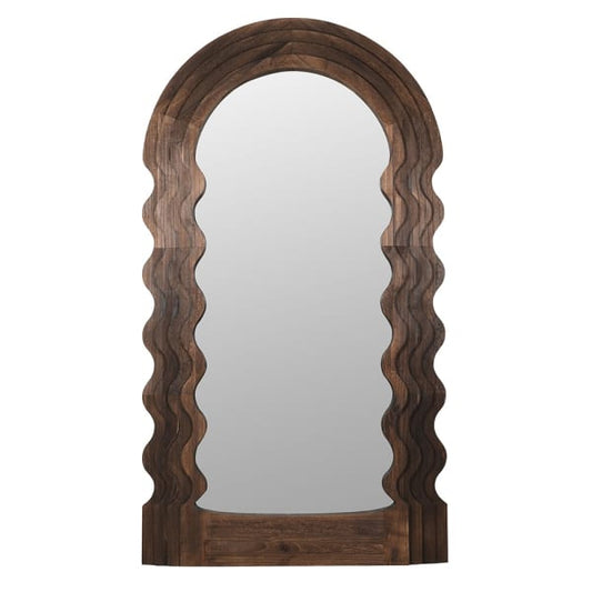 Wood Wave Mirror