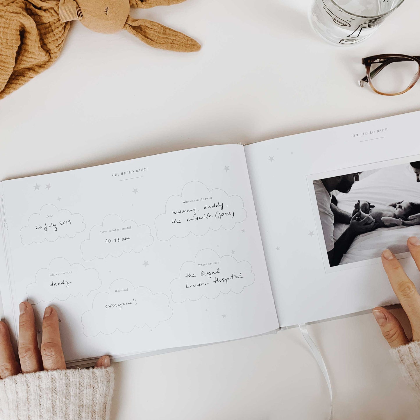 Baby Memory Book - Safari
