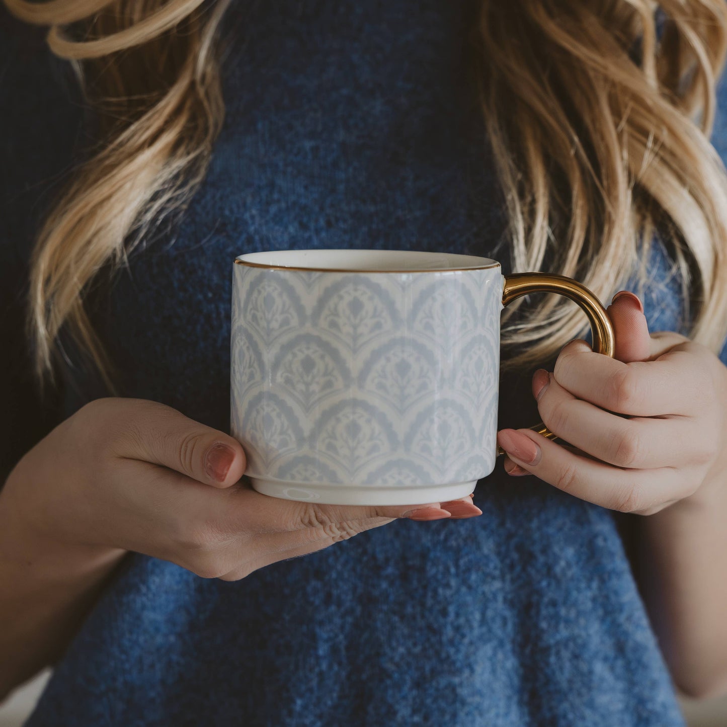 Blue Fan Mug