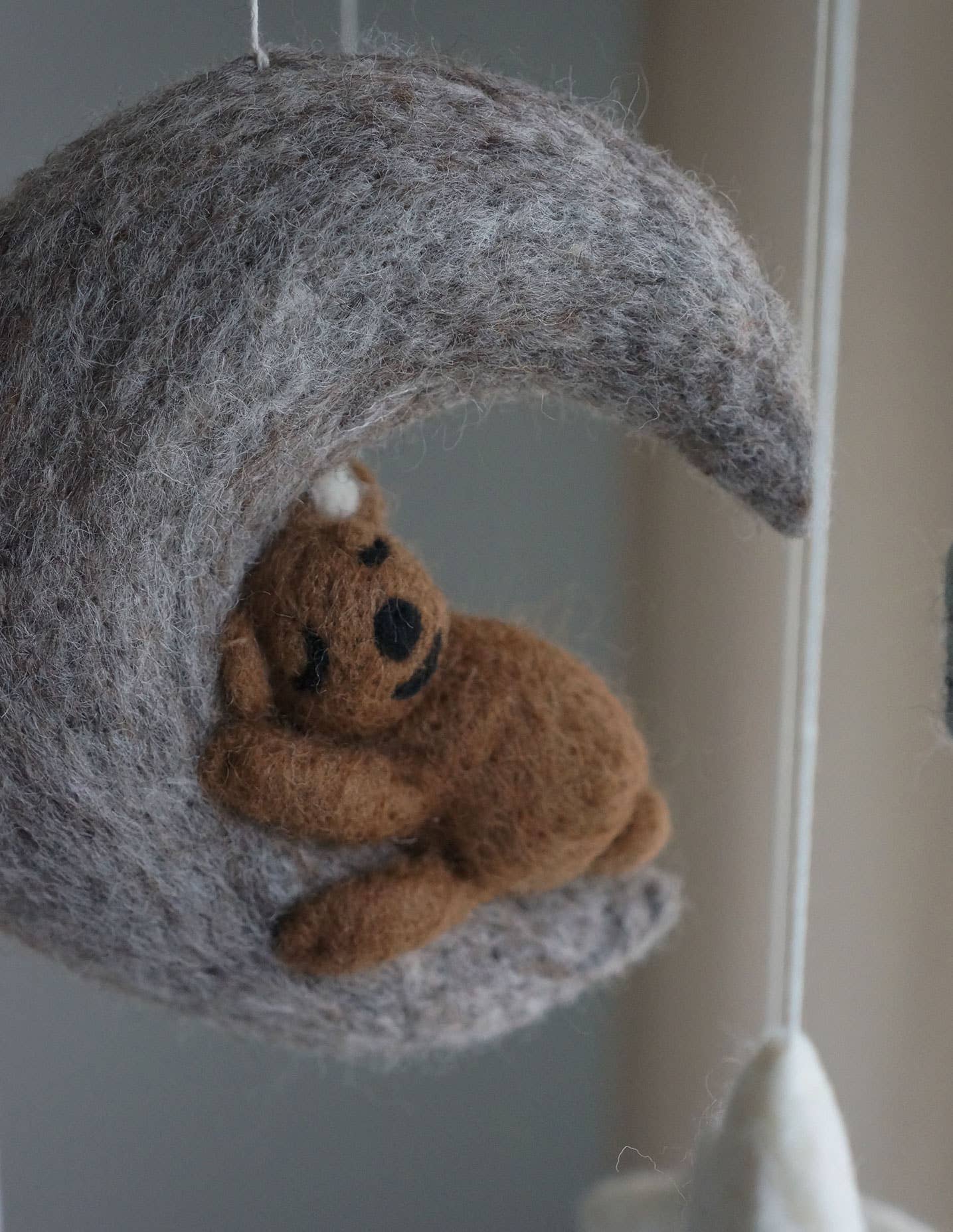 Bear & Moon Baby Mobile