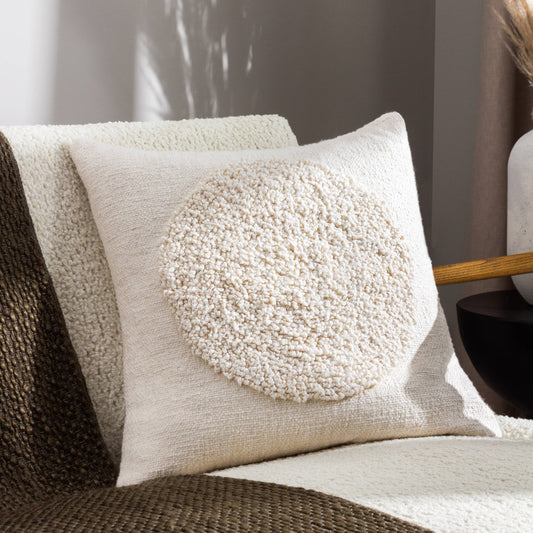 Boucle Circle Cushion