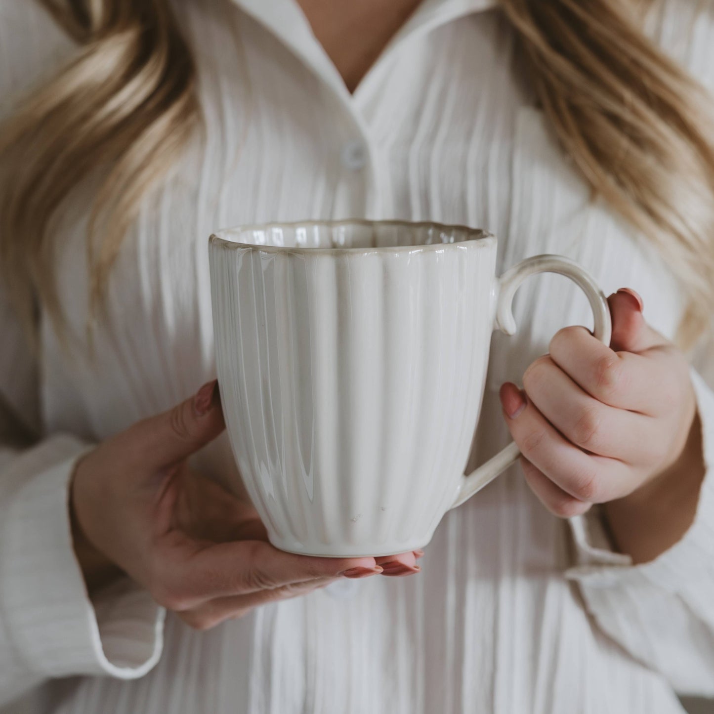Scalloped Mug