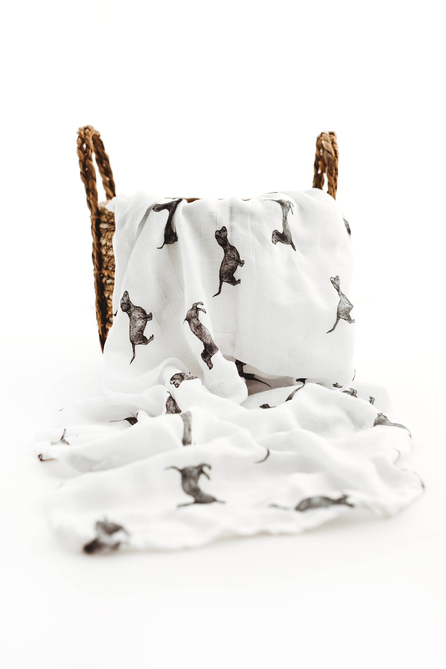 Little Paws ( Dachshund) Muslin Blanket