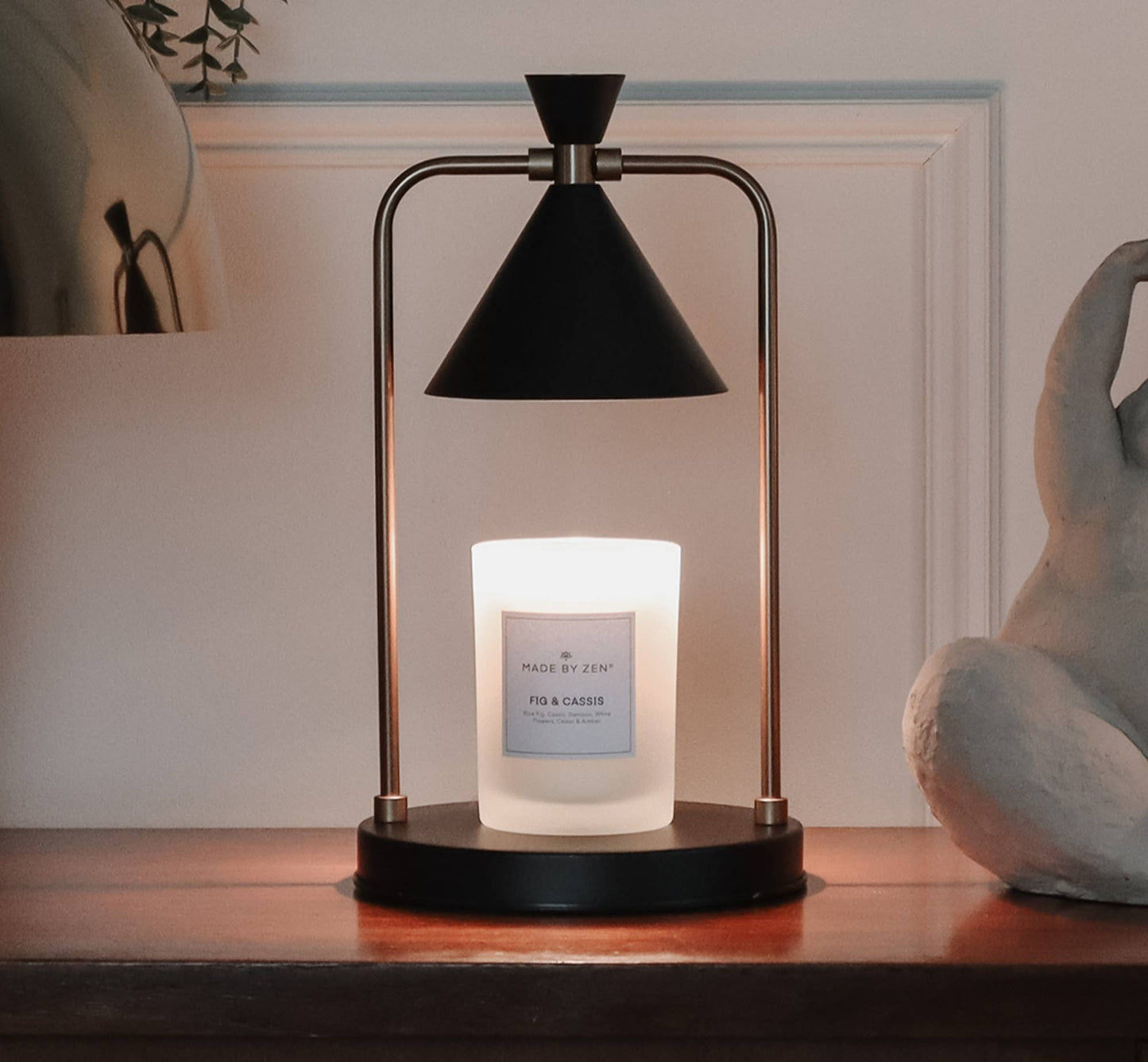 Elegant Black Candle Warmer