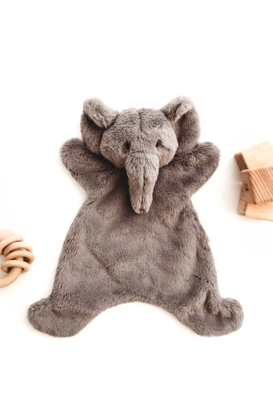 Grey Elephant Snuggle Bear