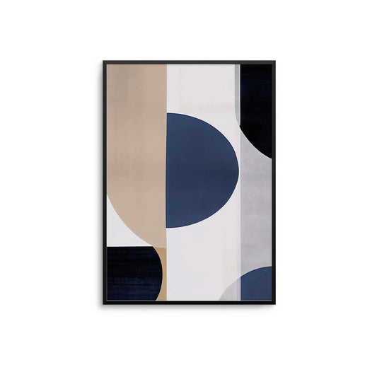 A2 Light Oak Frame Abstract Print