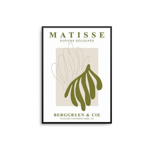 A2 Oak Frame Matisse Print